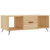 vidaXL Salongbord sonoma eik 102x50x40 cm konstruert tre