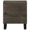 vidaXL Nattbord 2 stk svart 40x33x46 cm heltre mango