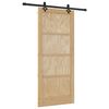 vidaXL Skyved&oslash;r ORKDAL Naturlig 86 x 198,5 cm Heltre furu