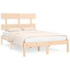 vidaXL Sengeramme heltre 150x200 cm King Size