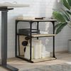 vidaXL Skriverbord 3 hyller sonoma eik 43x48x64 cm konstruert tre