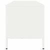 vidaXL TV-benk hvit 135x39x43,5 cm kaldvalset st&aring;l