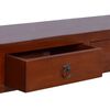 vidaXL Konsollbord klassisk brun 120x30x75 cm heltre mahogni