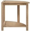 vidaXL Sidebord til baderom 45x45x45 cm heltre teak