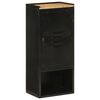 vidaXL Baderomsskap 40x27x90 cm jern og heltre mango