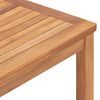 vidaXL 7-delers hagespisesett 160x80 cm heltre teak