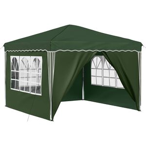 vidaXL Pop-up Festtelt 288 x 288 x 245 cm Gr&oslash;nn Oxford Stoff