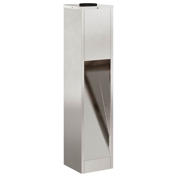 vidaXL Solcelle LED Stibelys 2 pcs s&oslash;lv Rustfritt St&aring;l