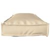 vidaXL Pallepute for benk Beige 120 x 40 x 8 cm Oxford-stoff