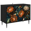 vidaXL TV-skap LOCHEM 69 x 33 x 50,5 cm Svart eik Konstruert tre