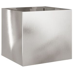 vidaXL Plantekasse s&oslash;lv 32x30x29 cm rustfritt st&aring;l