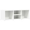 vidaXL Skobenk hvit 102x35x35 cm konstruert tre