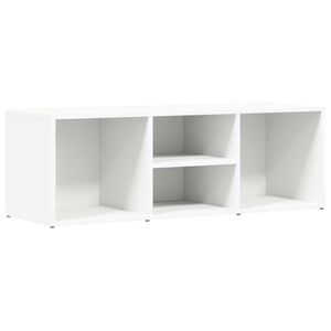 vidaXL Skobenk hvit 102x35x35 cm konstruert tre