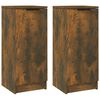 vidaXL Skjenker 2 stk r&oslash;kt eik 30x30x70 cm konstruert tre