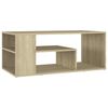 vidaXL Salongbord Sonoma eik 100x50x40 cm konstruert tre