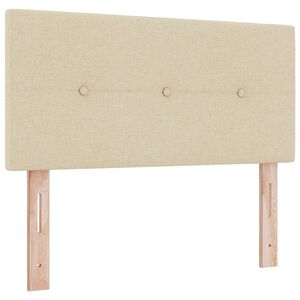 vidaXL Hodegavl med hodegjerde Krem 80 cm Kunstlær