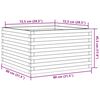 vidaXL Plantekasse 80x80x45,5 cm heltre douglasgran