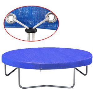 vidaXL Trampolinetrekk PE 450-457 cm 90 g/m&sup2;
