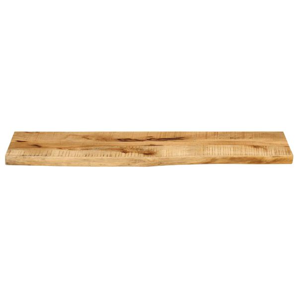vidaXL Bordplate 110x20x3,8 cm naturlig kant grovt heltre mangotre