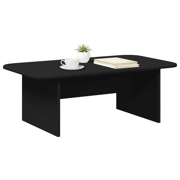 vidaXL Kaffebord Svart 93 x 53 x 33 cm Konstruert tre