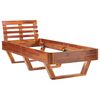vidaXL Sengeramme heltre akasie 90x200 cm