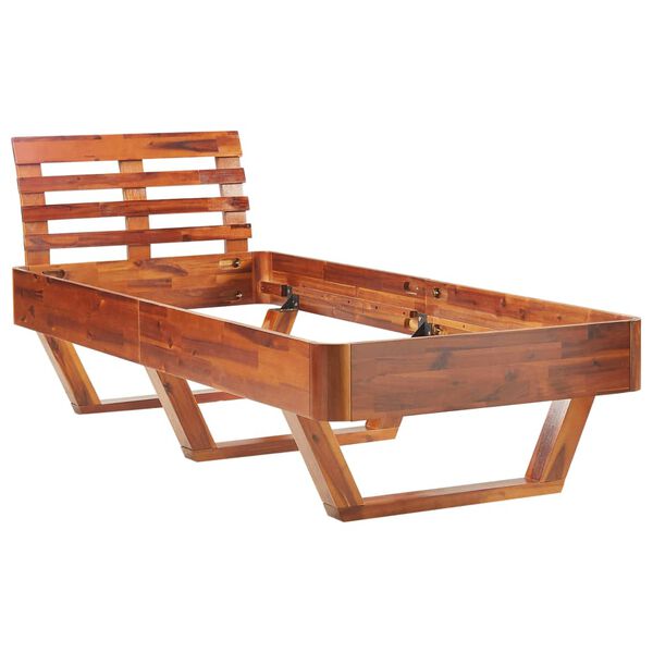 vidaXL Sengeramme heltre akasie 90x200 cm