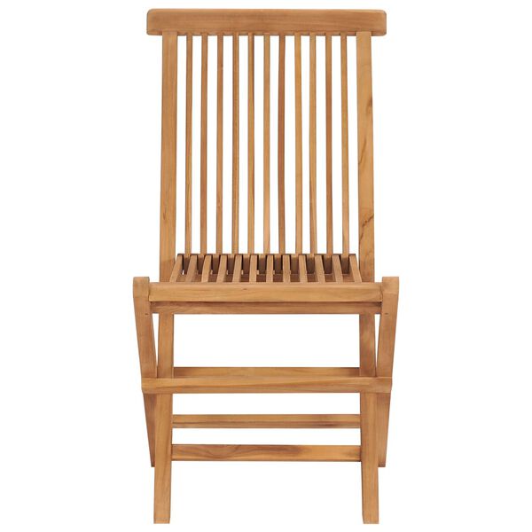 vidaXL Sammenleggbare hagestoler 6 stk heltre teak