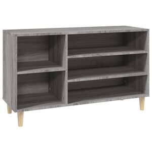 vidaXL Skoskap gr&aring; sonoma 102x36x60 cm konstruert tre