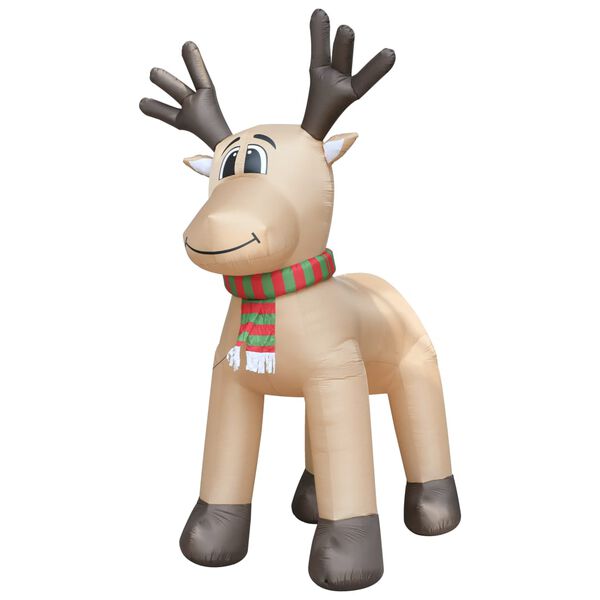 vidaXL Oppbl&aring;sbart julereinsdyr LED IP44 500 cm XXL