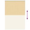 vidaXL Rullegardin m&oslash;rklegging 144,4x230 cm Stoffbredde 140 cm beige