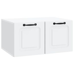 vidaXL Vegghengt TV skap Hvit 59,5 x 41 x 30 cm Konstruert tre