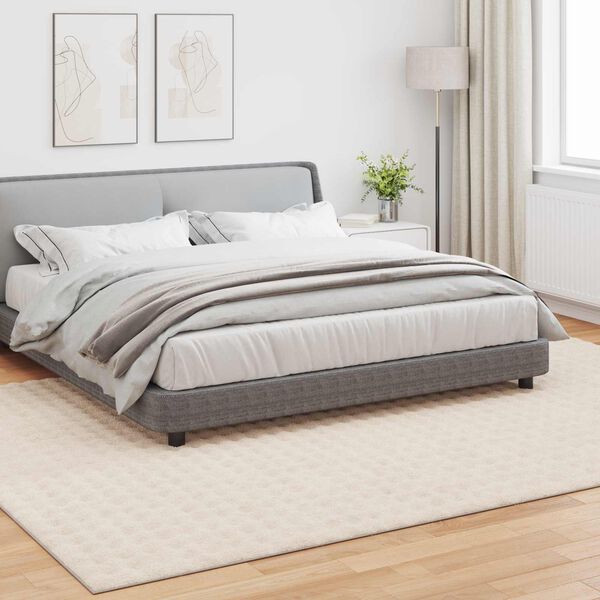 vidaXL Omr&aring;detepper Rektangul&aelig;r HUARTE Beige 340 x 240 cm Polyester