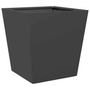 vidaXL Plantekasser svart 40x40x40 cm st&aring;l