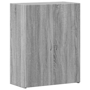 vidaXL Skoskap gr&aring; sonoma 60x32x77,5 cm konstruert tre