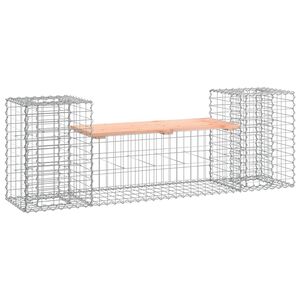vidaXL Hagebenk gabiondesign 183x41x60,5 cm heltre douglasgran
