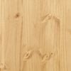 vidaXL Sminkebord Corona 104x47x75 cm heltre furu