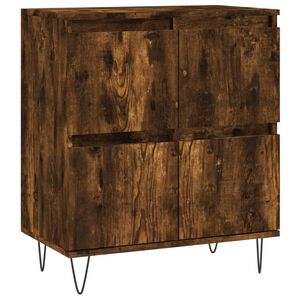 vidaXL Skjenk r&oslash;kt eik 60x35x70 cm konstruert tre