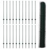 vidaXL Gjerde med stolpe gr&oslash;nn 1,2 x 50 m St&aring;l og PVC