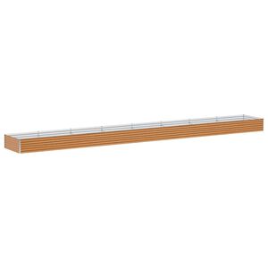 vidaXL H&oslash;ybed Lys Brun 775 x 100 x 36 cm Galvanisert st&aring;l
