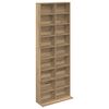 vidaXL CD skap Artisan eik 65 x 23,5 x 175 cm Konstruert tre