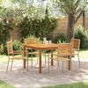 vidaXL Hage Spisegruppe 5 pcs Beige Poly rattan