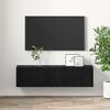 vidaXL TV-benksett 2 pcs Svart 60 x 30 x 30 cm Konstruert tre