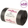 vidaXL S&oslash;ppelposer 250 stk svart 60 L