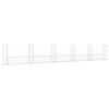 vidaXL Gabionkurv u-formet med 6 stolper jern 620x20x100 cm