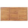 vidaXL 5-delers hagespisesett 180x90 cm heltre teak