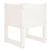 vidaXL Plantekasser 2 stk hvit 40x40x52,5 cm heltre furu