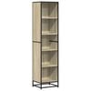 vidaXL Bokhylle sonoma eik 40x35x170,5 cm konstruert tre
