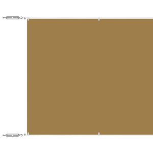 vidaXL Vertikal markise beige 60x600 cm oxfordstoff