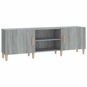 vidaXL TV-benk gr&aring; sonoma 150x30x50 cm konstruert tre
