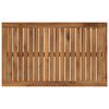 vidaXL Bordplate LAREN 80,5 x 49 x 2 cm Rektangul&aelig;r Solid akasietre